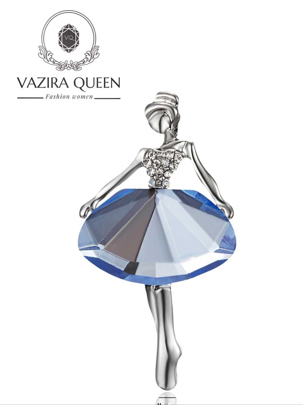 VQ Girl Brooch